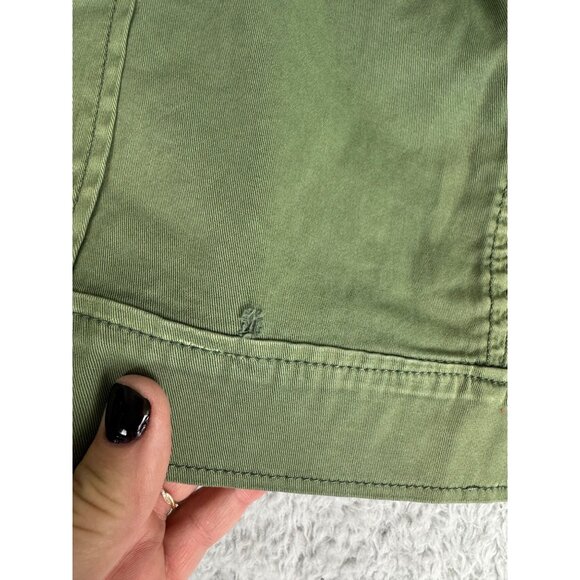 Hudson Nell Cargo Skirt Womens Sz 24 OliveGreen Cotton Blend NWT Y2K Style *Read - Picture 12 of 14